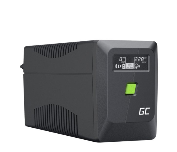 Green Cell UPS PowerProof (850VA/480W, LCD) UPSLM480 / 5904326375598 - 1364725 - zdjęcie 2